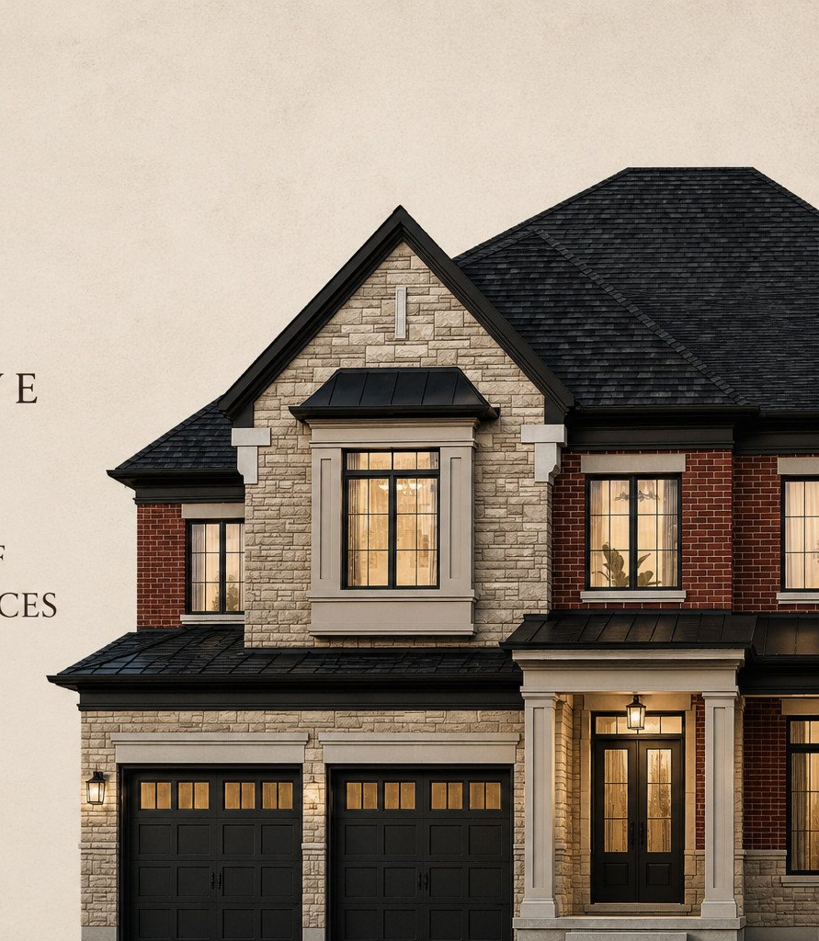 Rosemont Grove by Hallett Homes — signature detached residence rendering at Heritage Road and Steeles Avenue West, Bram West, Brampton